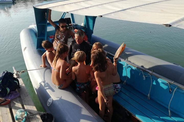 Caccia ai Tesori del Mare in Gommone